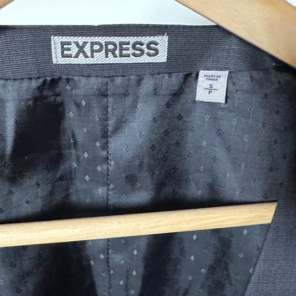 Express Men - Textured Grey Vest Small - Picture 2 of 5